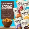 BIENA Chickpea Snacks - Crunchy Roasted Chickpeas - High Fiber Vegan Protein Snack for Adults & Kids - 6-Pack, 5 oz Bags - BBQ, Habanero, Honey Roasted, Lil' Bit of Everything, Sea Salt, Rockin' Ranch view 3