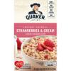 Quaker Instant Oatmeal Strawberry & Cream 10 pk view 1