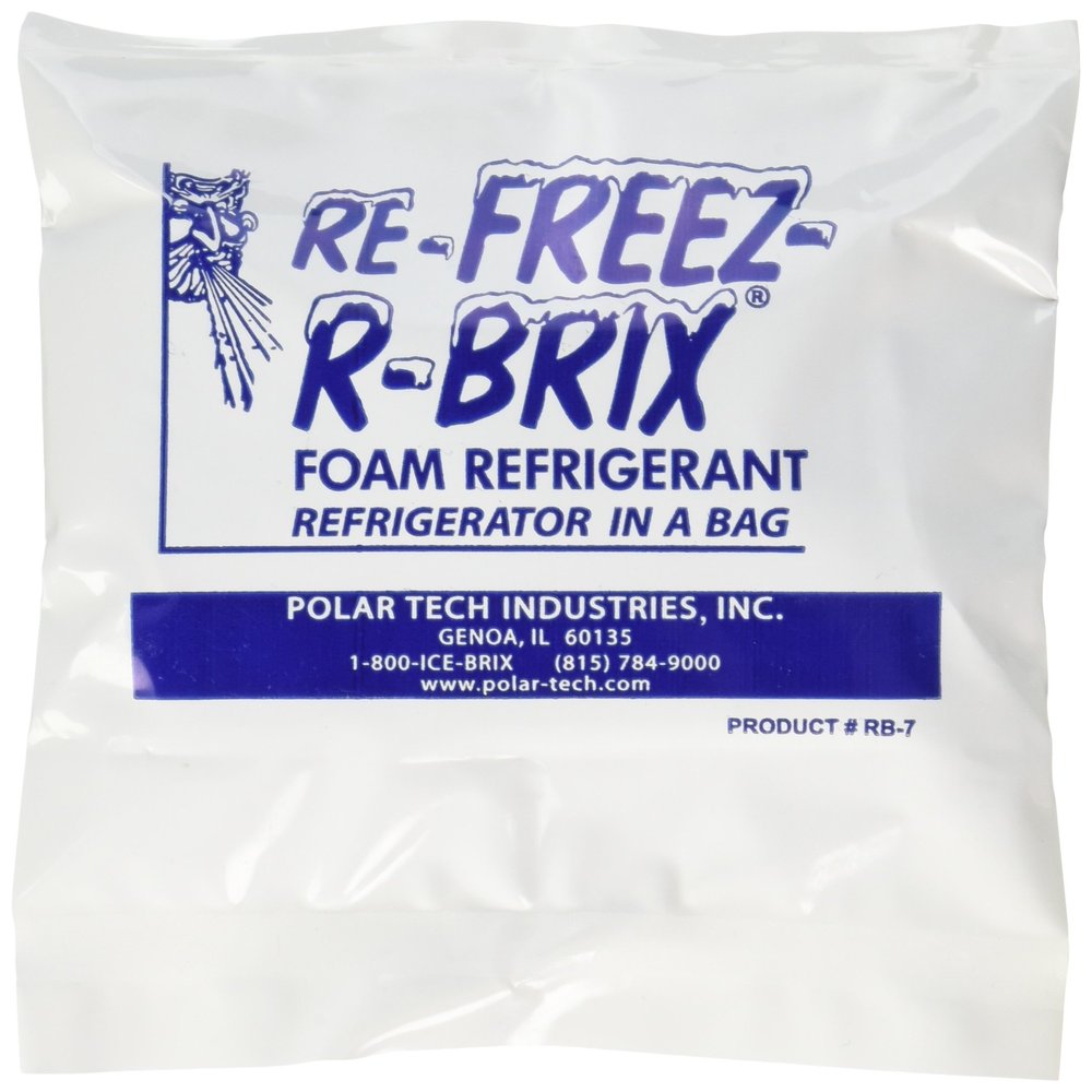 4 x 2 1/4 x 1 1/2" Re-Freez-R-Brix Cold Bricks