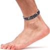 Smarter LifeStyle Elegant Titanium Magnetic Anklet for Men And Women - Adjustable Bracelet Length with Sizing Tool for Perfect Fit, Magnetic Ankle Bracelet (Gunmetal Gray) view 1