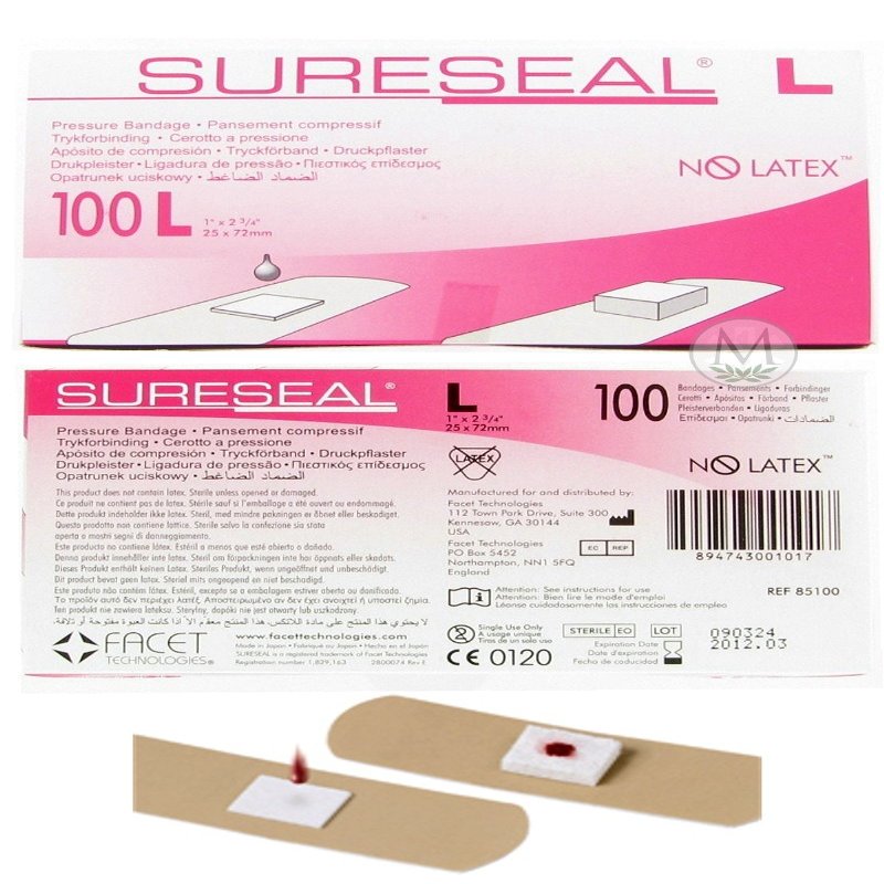 SureSeal Pressure Bandages (Size Large) (Box of 100)