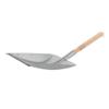 REDECKER Heavy Duty Steel Dust Pan, Zinc-Coated Black, Large Dustpan with Long 17-3/8-Inches Untreated Beechwood Handle, Made in Germany - Heavy Duty Dust Pan view 3