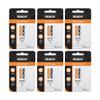 REACH Dentotape Waxed Dental Floss Tape, Unflavored, Extra Wide Floss, Shred & Frey Resistant, Plaque Remover for Teeth, Easy on Gums & Teeth, Oral Care, PFAS Free, for Adults & Kids, 6 Pack, 100 yd view 1