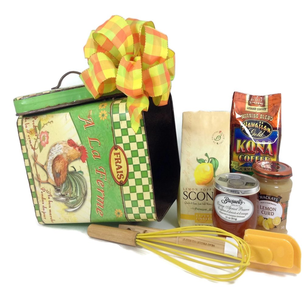 2 Sisters Gift Baskets Rise and Shine Family Breakfast Gift Basket