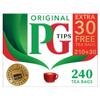 PG Tips Original Non-Pyramid, 240 Tea Bags (Pack of 4) view 1