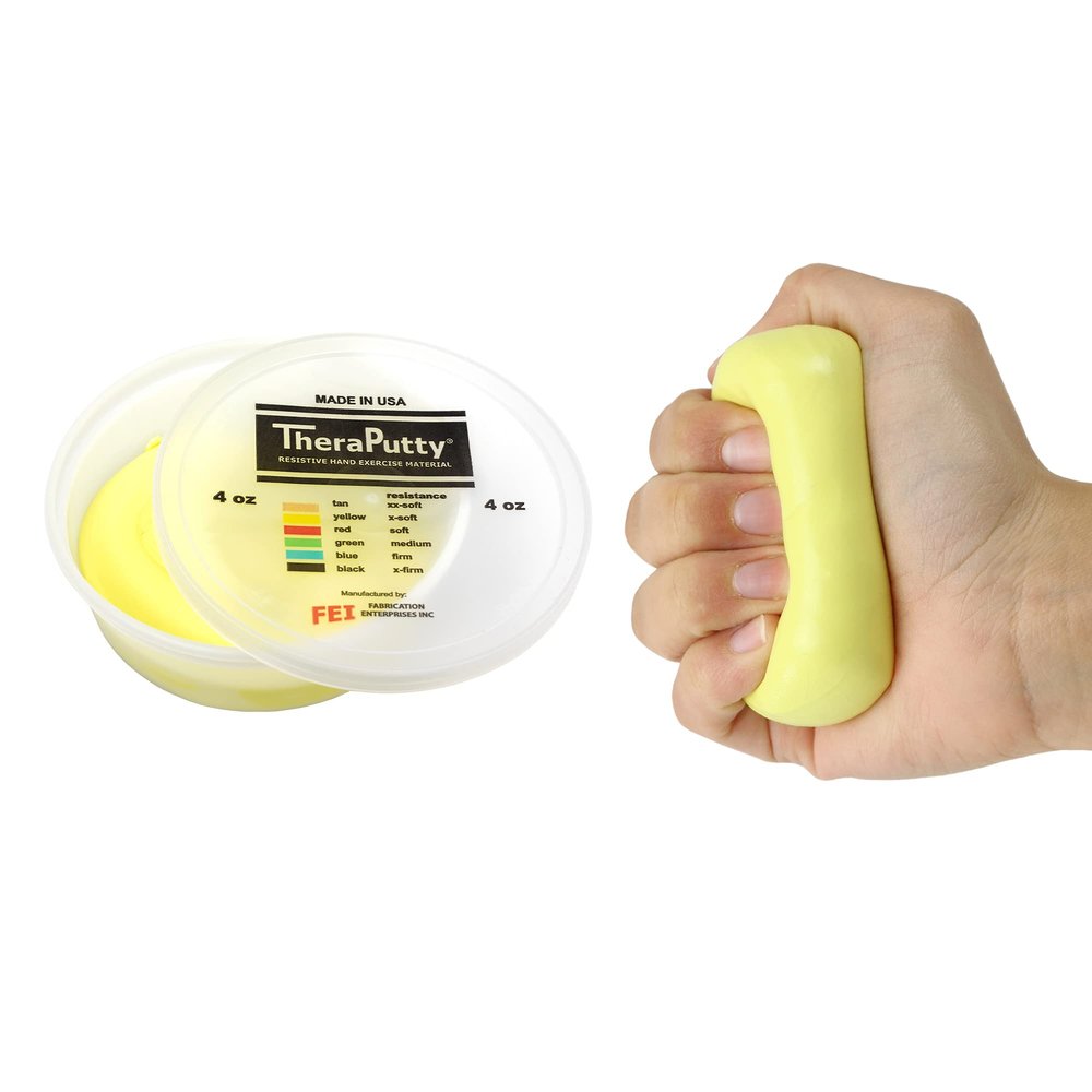 CanDo TheraPutty Standard Hand Exercise Putty For Rehabilitation, Exercises, Hand Therapy, Occupational Therapy, Hand Strengthening, Improve Motor Skills, Stress Relief