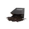 Chalkboard Black Window Resealable Kraft Tin Tie Poly-Lined Bags - 1 Lb - 50 pk view 3