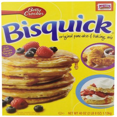 Betty Crocker Bisquick Pancake and Baking Mix, 40 Oz, Pack of 3