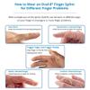 3-Point Products Oval-8 Finger Splint, Support and Protection for Arthritis, Trigger Finger or Thumb, and Other Finger Conditions, Size 14 (Pack of 1) view 4