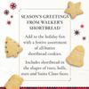 Walkers Assorted Shortbread Cookies in Festive Shapes - Includes Christmas Tree, Bell, Star and Santa Claus Shaped Christmas Cookies view 2