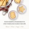 Walkers Assorted Shortbread Cookies in Festive Shapes - Includes Christmas Tree, Bell, Star and Santa Claus Shaped Christmas Cookies view 3