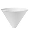 SOLO 6SRX-2050 Bare Eco-Forward Treated Paper Funnel Cup, Medical Specialty, 6 oz. Capacity, 4" x 2.9", White (Case of 2,500) view 1