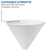 SOLO 6SRX-2050 Bare Eco-Forward Treated Paper Funnel Cup, Medical Specialty, 6 oz. Capacity, 4" x 2.9", White (Case of 2,500) view 3