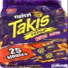Barcel, Mini Takis, Fuego Rolled Tortilla Snacks, 25 Count (1.2 Ounce Each) view 1