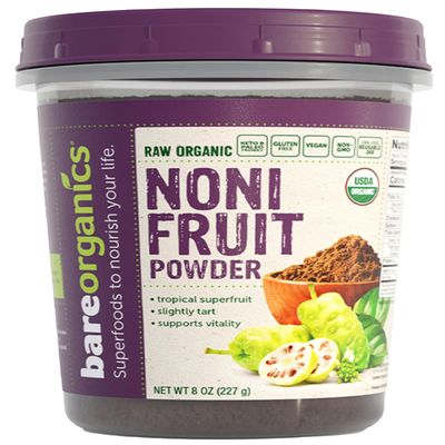 BAREORGANICS Noni Fruit Powder, 8 Ounce
