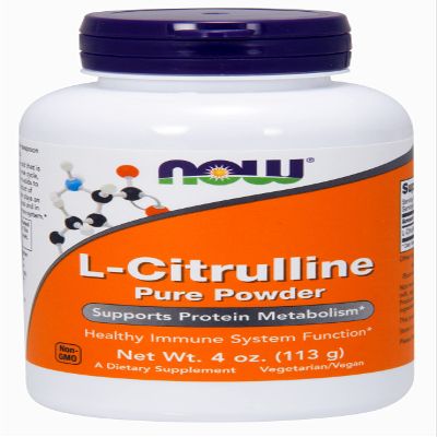 NOW Foods L-Citrulline Powder, 4 Ounce (Pack of 2)