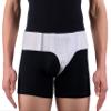 FlexaMed Left Side Inguinal Groin Hernia Truss with Compression Pad White - Medium view 1