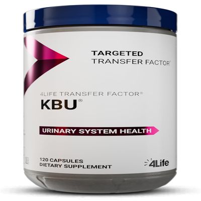 4Life KBU, Urinary Supplement, Transfer Factor for Bladder & Kidney Health with Cranberry, Blueberry, Dandelion & Juniper Berry - 120 Veggie Capsules