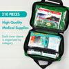 General Medi 210 Piece First Aid Kit- Emergency Kit - Reflective Design - Includes Ice(Cold) Pack, Moleskin Pad and Emergency Blanket for Travel, Home, Office, Car, Workplace & Outdoor view 4