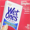 Wet Ones Antibacterial Hand and Face Wipes Singles, 24 Count (Pack of 5) view 1