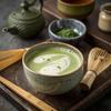 Aiya Organic Ceremonial Grade Matcha Powder - Premium Matcha Ceremonial Grade, Vibrant Jade Green Color, Mild Natural Sweetness, Japanese Tea Ceremonies - 30g Tin view 3