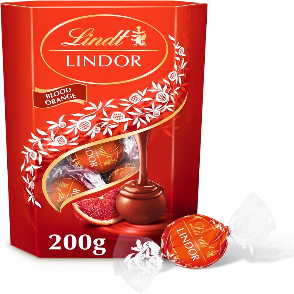 Lindt Lindor Milk Orange 200g