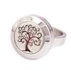 Mesinya Fancy Tree aromatherapy Ring/ 316L s.steel Essential Oils Diffuser Locket Ring (Size 8) view 3