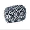 Contact Lens Hard Case Caring Travel Box Container Holder Black and White view 1