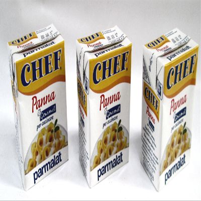 Parmalat: Italian "Panna Chef Gourmet per cucinare", UHT Long Life Cooking Cream 6.7 Fluid Ounce (200ml) Packages (Pack of 3) [ Italian Import ]