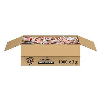 Nestle Coffee mate Coffee Creamer, Original, Non Dairy Powder Creamer Singles Packets, 3g Powdered Packets (Pack of 1000)