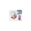 24 PCS 4x4x4-1/2 Party Favor Tuck Top Clear Box W/ Silver Card view 1