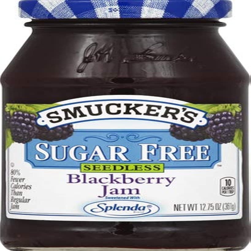 Smucker's Sugar Free Seedless Blackberry Jam, 12.7500-Ounce (Pack of 6)