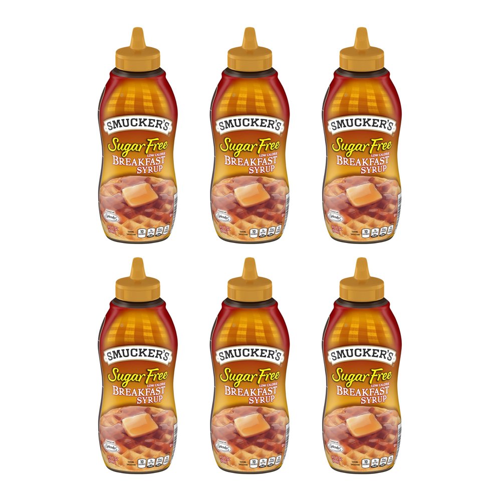 Smucker's Sugar Free Low Calorie Breakfast Syrup, 14.5 Ounce (Pack of 6)