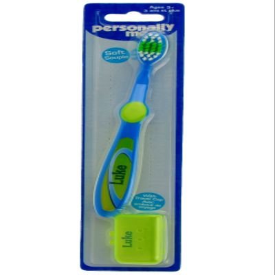 Stravina Personally Me Kids Soft Toothbrush Childrens Personalized Name (Luke)