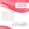 Diamond Wipes Pre-moistened Hand Wipes - With Our Compliments Logo 10x8 Extra Thick Lemon-Scented Pack of 50 Individually Wrapped Wet Wipes view 4