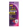 Allegra Children's 12-Hour Allergy Relief Liquid, Non-Drowsy Indoor and Outdoor Allergy Medicine, 30 mg Fexofenadine HCI Antihistamine for Kids, Berry Flavor, 4 oz view 1
