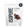Isopure Low Carb 100% Pure Whey Isolate Protein Powder, Gluten Free, With Vitamins, Dutch Chocolate, 25g Protein Per Serving, 1 Lb, 14 Servings (Packaging May Vary) view 1