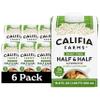 Califia Farms - Unsweetened Better Half, Half And Half Substitute, 16.9 Oz (Pack of 6), Almond Milk, Coconut Cream, Coffee Creamer, Keto, Shelf Stable, Dairy Free, Plant Based, Vegan view 1
