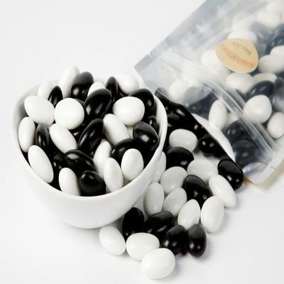 Black and White Tuxedo Jordan Almonds (1 Pound Bag)