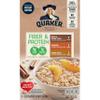 Quaker Instant Oatmeal, Fiber & Protein 3 Flavor Variety Pack, Individual Packets, 8 Count (Pack of 4) view 1