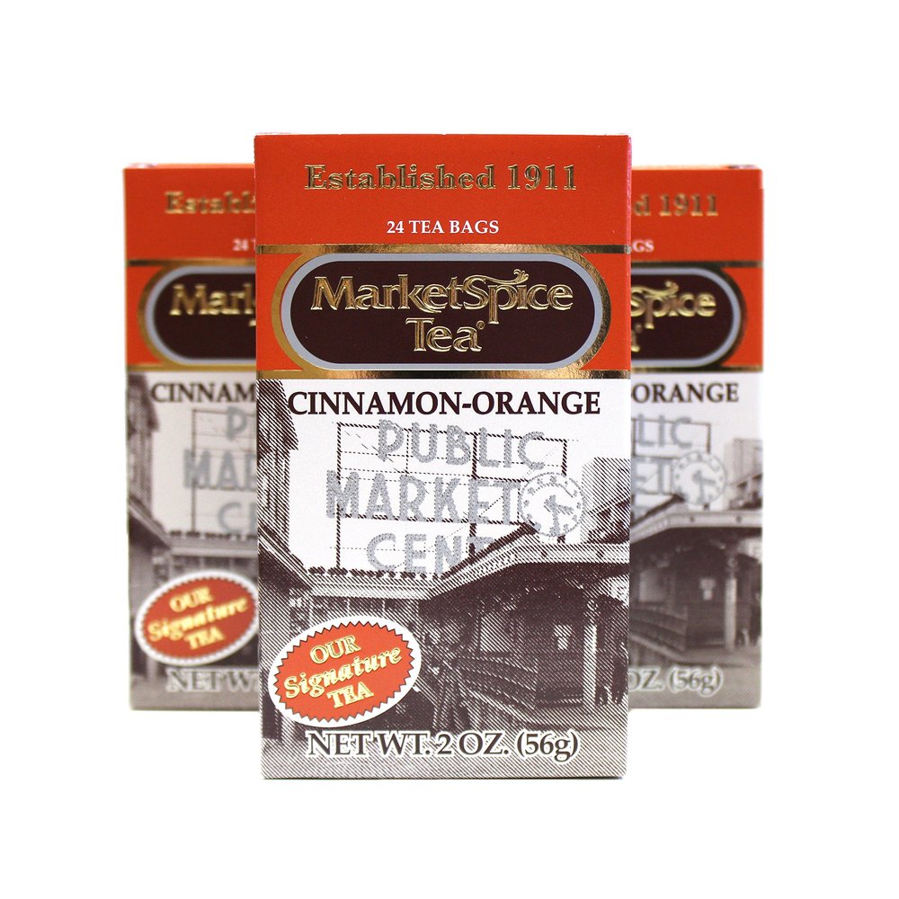 Market Spice Cinnamon-Orange Tea Bag, 24-Count (Pack of 3)