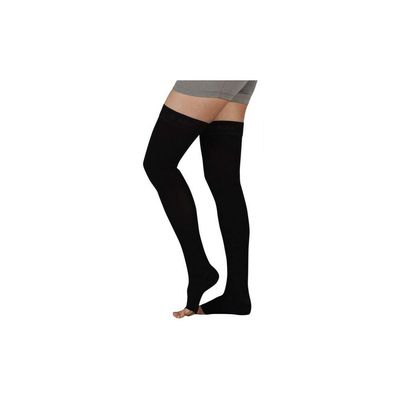 15-20 mmHg, Soft, Thigh, OT, Petite, Silicone, Chocolate