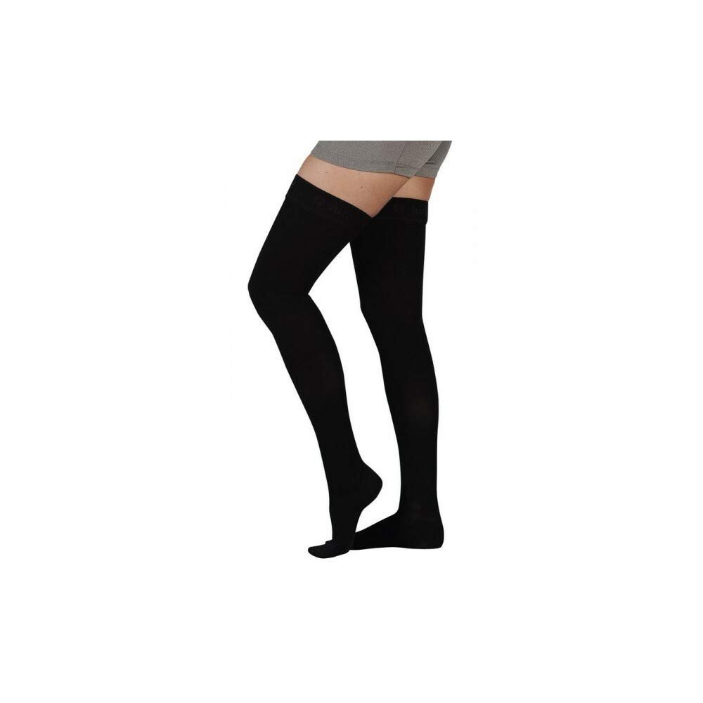 15-20 mmHg, Soft, Thigh, FF, Petite, Silicone, Cinnamon