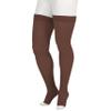 15-20 mmHg, Soft, Thigh, OT, Silicone, Chocolate view 1
