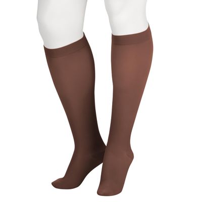 15-20 mmHg, Soft, Thigh, FF, Short, Silicone, Chocolate