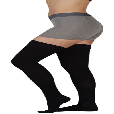 20-30 mmHg, Soft, Thigh, FF, Silicone, White