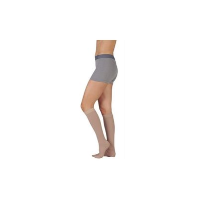30-40 mmHg, Dynamic, Knee, Max, FF, Short, 3.5cm Silicone, Black
