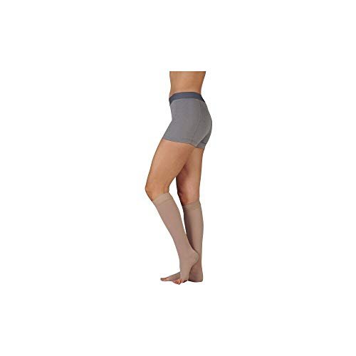 20-30 mmHg, Dynamic, Knee, Max, OT, 3.5cm Silicone, Black