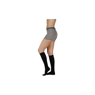 15-20 mmHg, Soft, Knee, OT, Short, Silicone, Chocolate