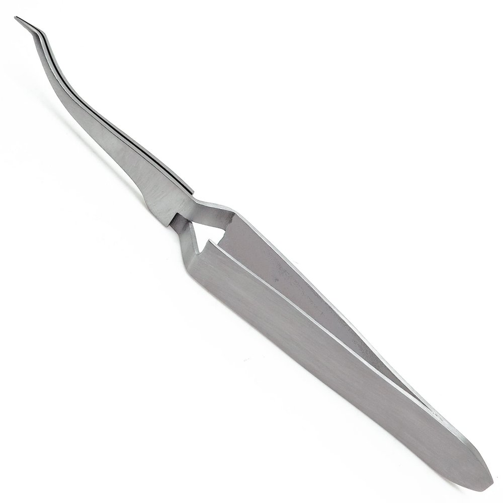 10 Dental Buccal Tube De Bonding Tweezers 5.5" Bracket Placement Reverse Action Narrow End Forcep Pliers Orthodontics Instruments
